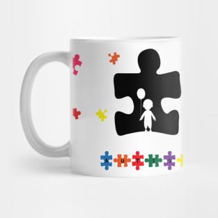 Autism Awareness Amazing Cute Funny Colorful Motivational Inspirational Gift Idea for Autistic Mug